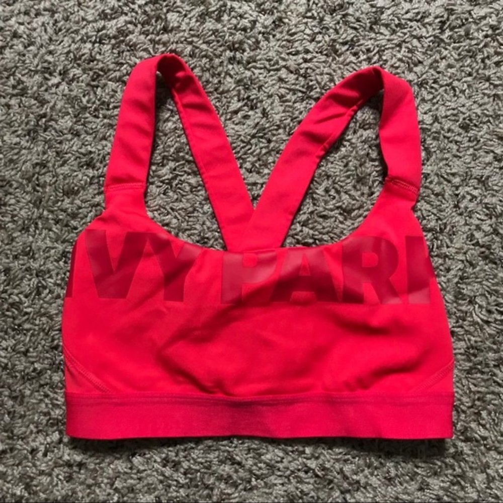 Ivy Park Sports Bra Size S neon coral